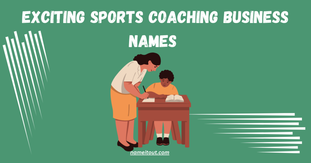 Exciting Sports Coaching Business Names