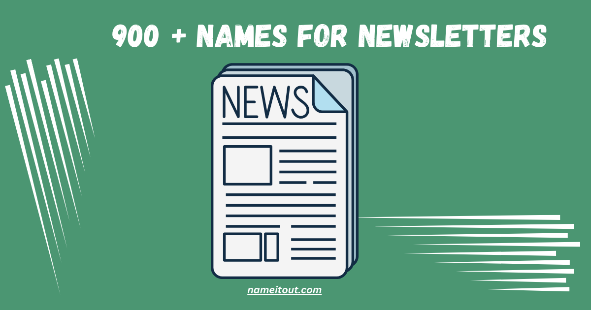 names for newsletters
